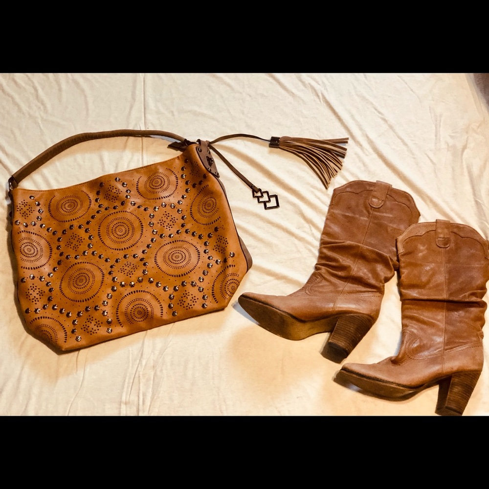 Sam and Hadley Tan purse